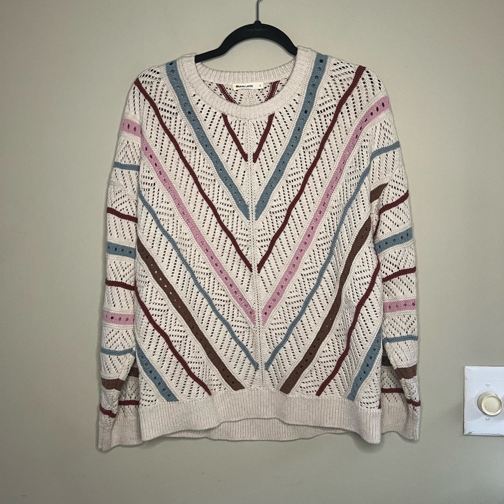 Marine Layer Multicolor Crew Neck Sweater - Picture 4 of 14